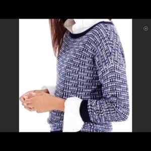 J. Crew Tweed Pullover Sweater Sz Medium
